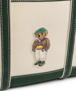 Bear Fall Shopper Canvas beige/grün