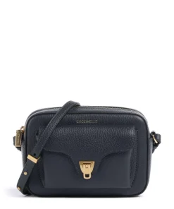 Beat Soft Umhängetasche genarbtes Rindsleder dunkelblau