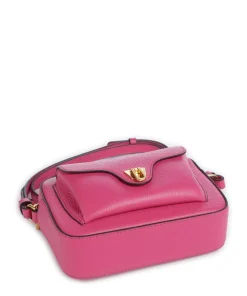 Beat Soft Umhängetasche genarbtes Rindsleder fuchsia