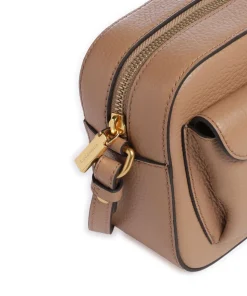 Beat Soft Umhängetasche genarbtes Rindsleder hellbraun