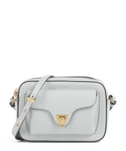 Beat Soft Umhängetasche genarbtes Leder hellblau