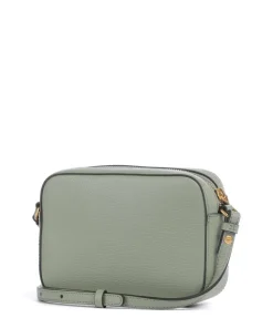 Beat Soft Umhängetasche genarbtes Leder graugrün