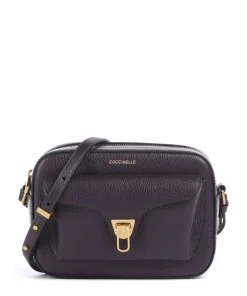 Beat Soft Umhängetasche genarbtes Rindsleder pflaume