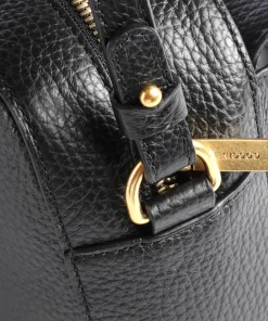 Beat Soft Umhängetasche genarbtes Rindsleder schwarz