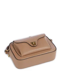 Beat Soft Umhängetasche genarbtes Rindsleder hellbraun