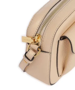 Beat Soft Umhängetasche genarbtes Leder natur