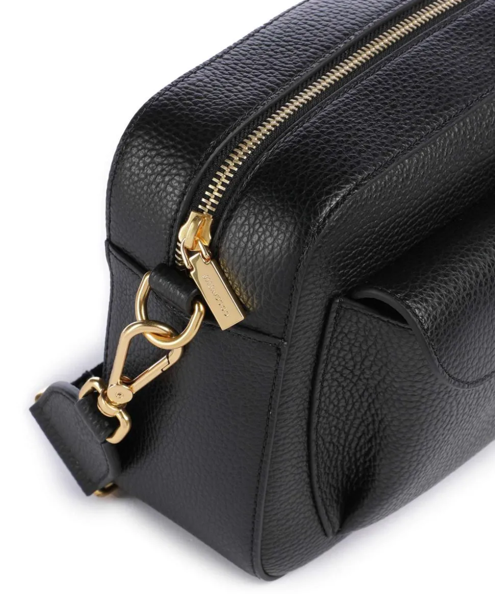 Beat Umhängetasche genarbtes Rindsleder schwarz