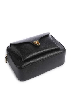 Beat Umhängetasche genarbtes Rindsleder schwarz