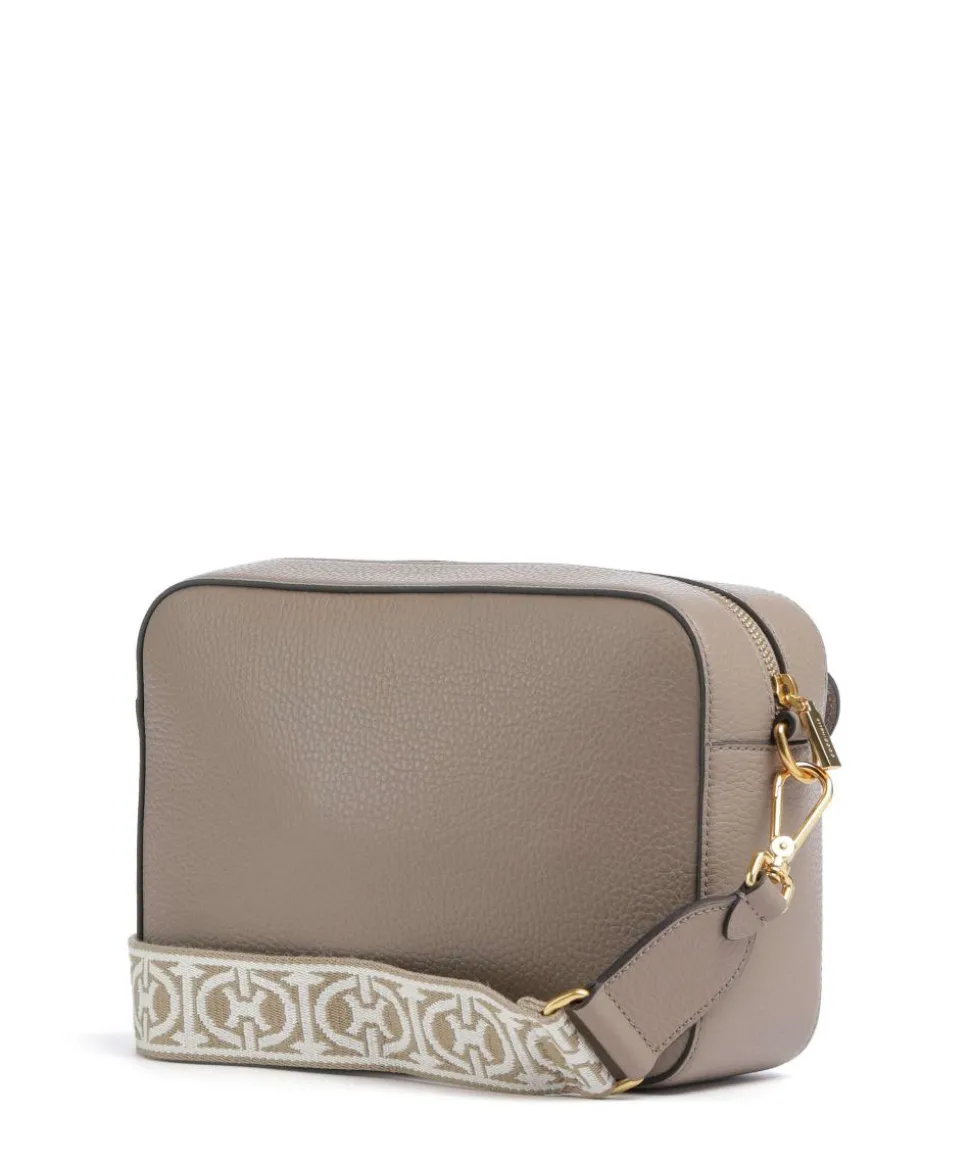 Beat Umhängetasche genarbtes Rindsleder taupe