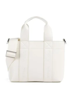 Becky Handtasche Lederimitat weiß