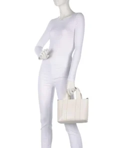 Becky Handtasche Lederimitat weiß