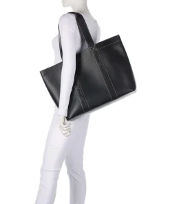 Becky Shopper Lederimitat schwarz