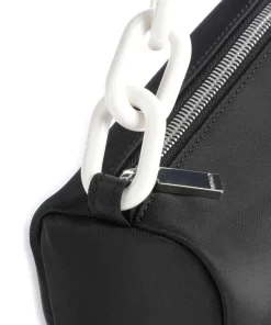 Bel Schultertasche recyceltes Polyester schwarz