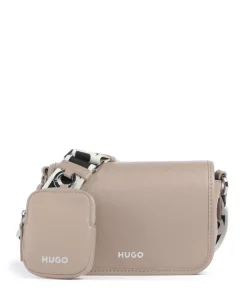 Bel Umhängetasche Lederimitat beige