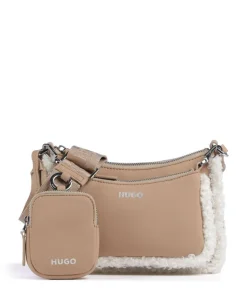 Bel Umhängetasche recyceltes Polyurethane beige