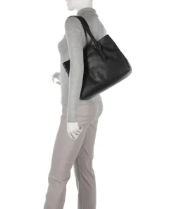 Bella Shopper Rindsleder schwarz