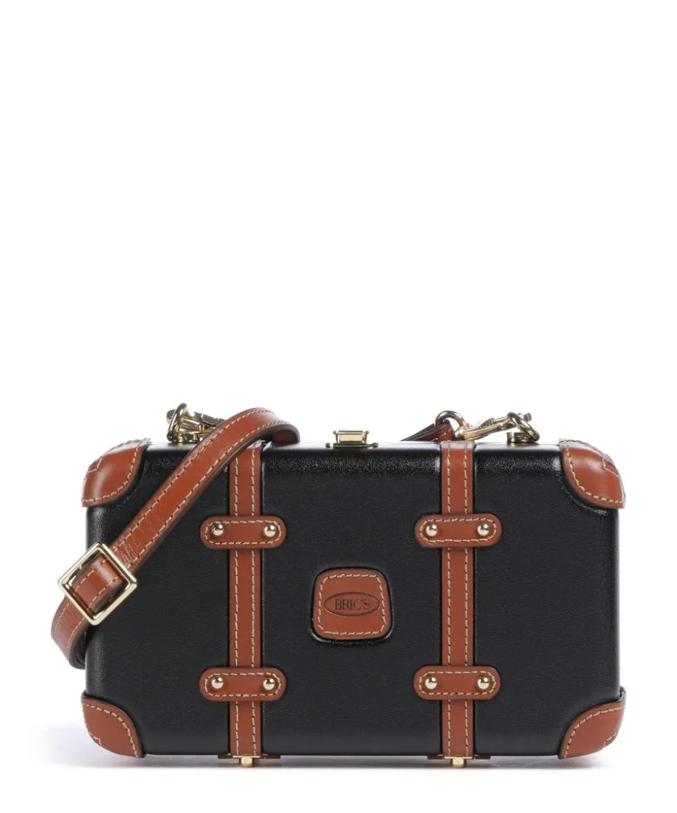 Bellagio Umhängetasche recyceltes Polycarbonat schwarz/braun