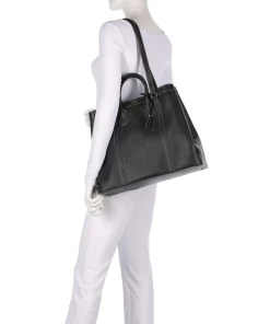 Belleville Shopper genarbtes Rindsleder schwarz