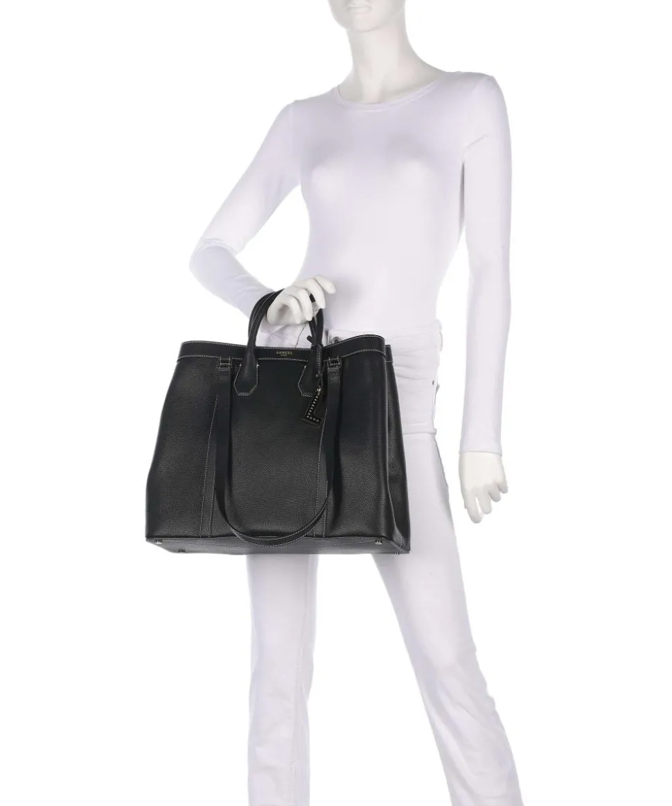 Belleville Shopper genarbtes Rindsleder schwarz