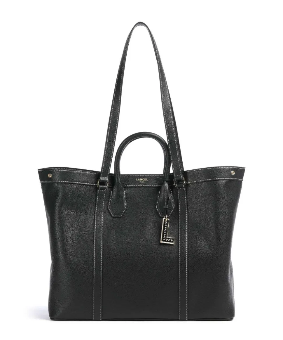 Belleville Shopper genarbtes Rindsleder schwarz