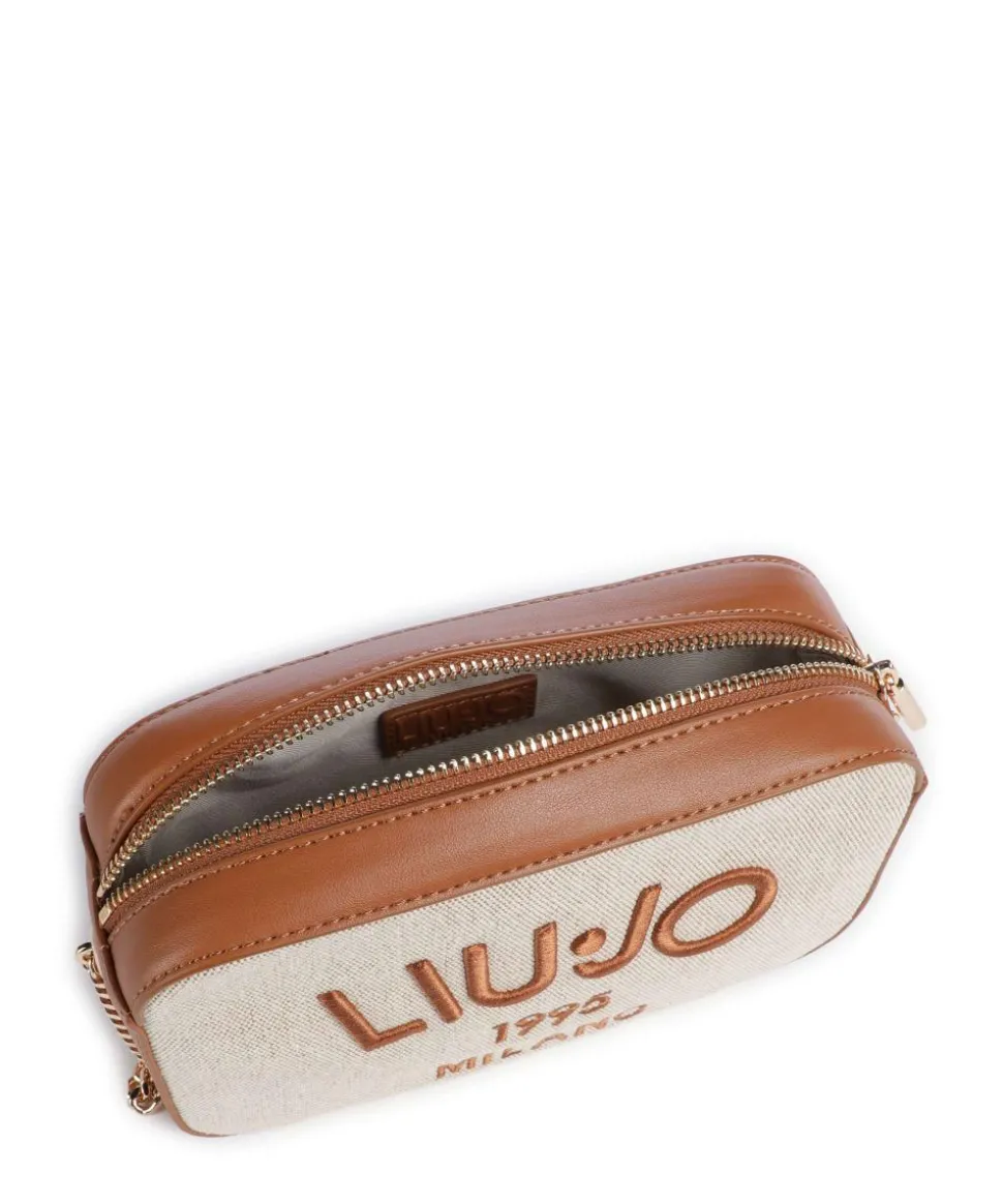 Bena Umhängetasche Canvas beige/braun