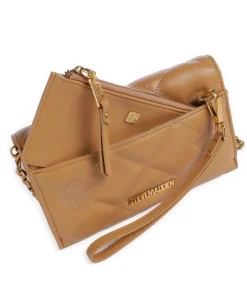 BENICO Geldbörse Lederimitat karamellbraun