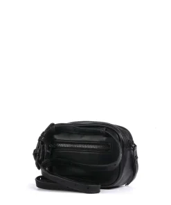 BENRICO Umhängetasche Lederimitat schwarz