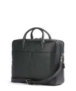 Beridare Aktentasche 17″ genarbtes Rindsleder navy