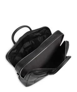 Beroun Aktentasche genarbtes Leder schwarz