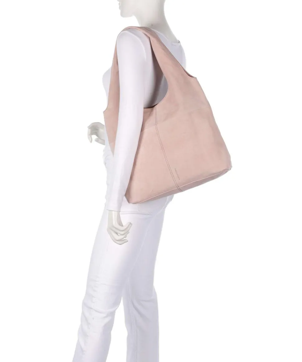 Best to come Shopper aufgerautes Leder rosa