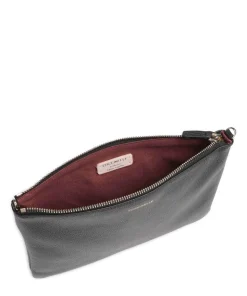 Best Umhängetasche genarbtes Leder schwarz