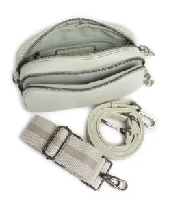 Bestie Umhängetasche recyceltes Leder, Polyurethane mintgrün