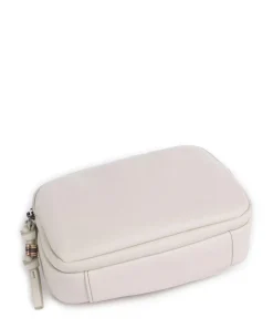 Bestie Umhängetasche recyceltes Leder, Polyurethane elfenbein