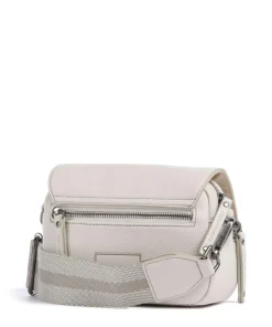 Bestie Umhängetasche recyceltes Leder elfenbein