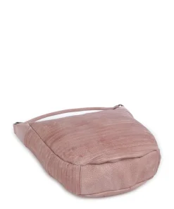Bestseller Collection Gürteltier S Beuteltasche genarbtes Leder rosa