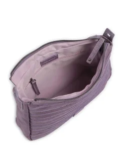 Bestseller Umhängetasche genarbtes Leder lavendel