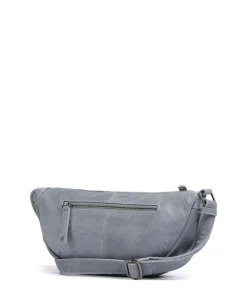 Bestseller Umhängetasche genarbtes Leder hellblau