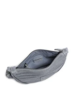 Bestseller Umhängetasche genarbtes Leder hellblau