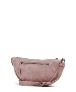 Bestseller Umhängetasche genarbtes Leder rosa