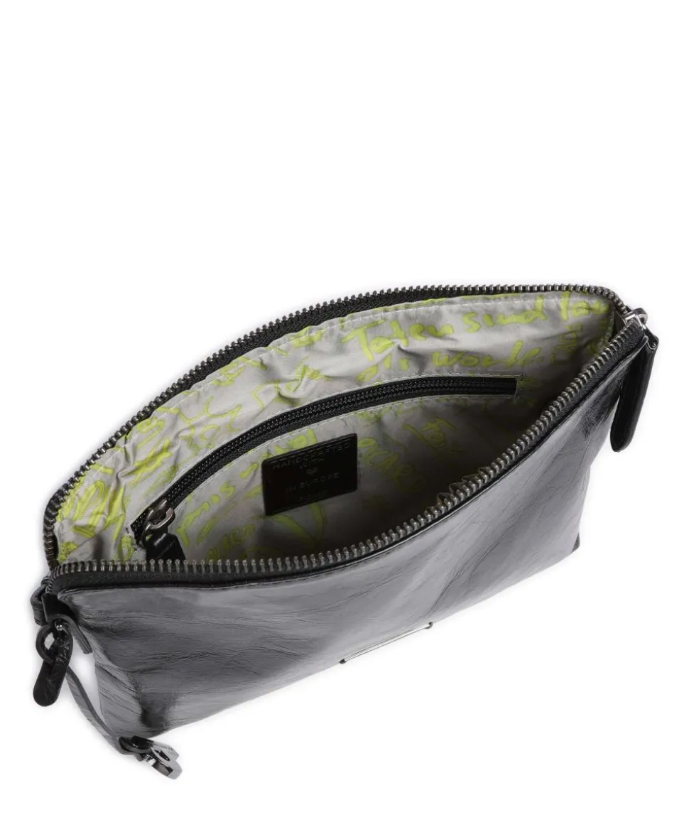 Better Me Umhängetasche genarbtes Rindsleder schwarz