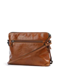 Better Me Umhängetasche genarbtes Rindsleder cognac