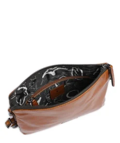 Better Me Umhängetasche genarbtes Rindsleder cognac