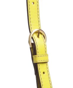 Bettina Umhängetasche fein genarbtes Rindsleder gelb