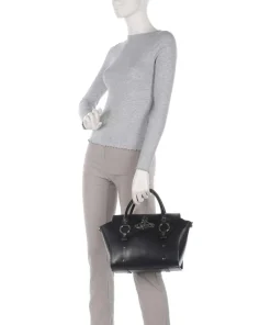 Betty Smooth Medium Handtasche fein genarbtes Rindsleder schwarz