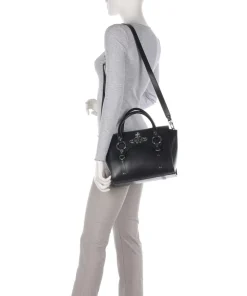 Betty Smooth Medium Handtasche fein genarbtes Rindsleder schwarz