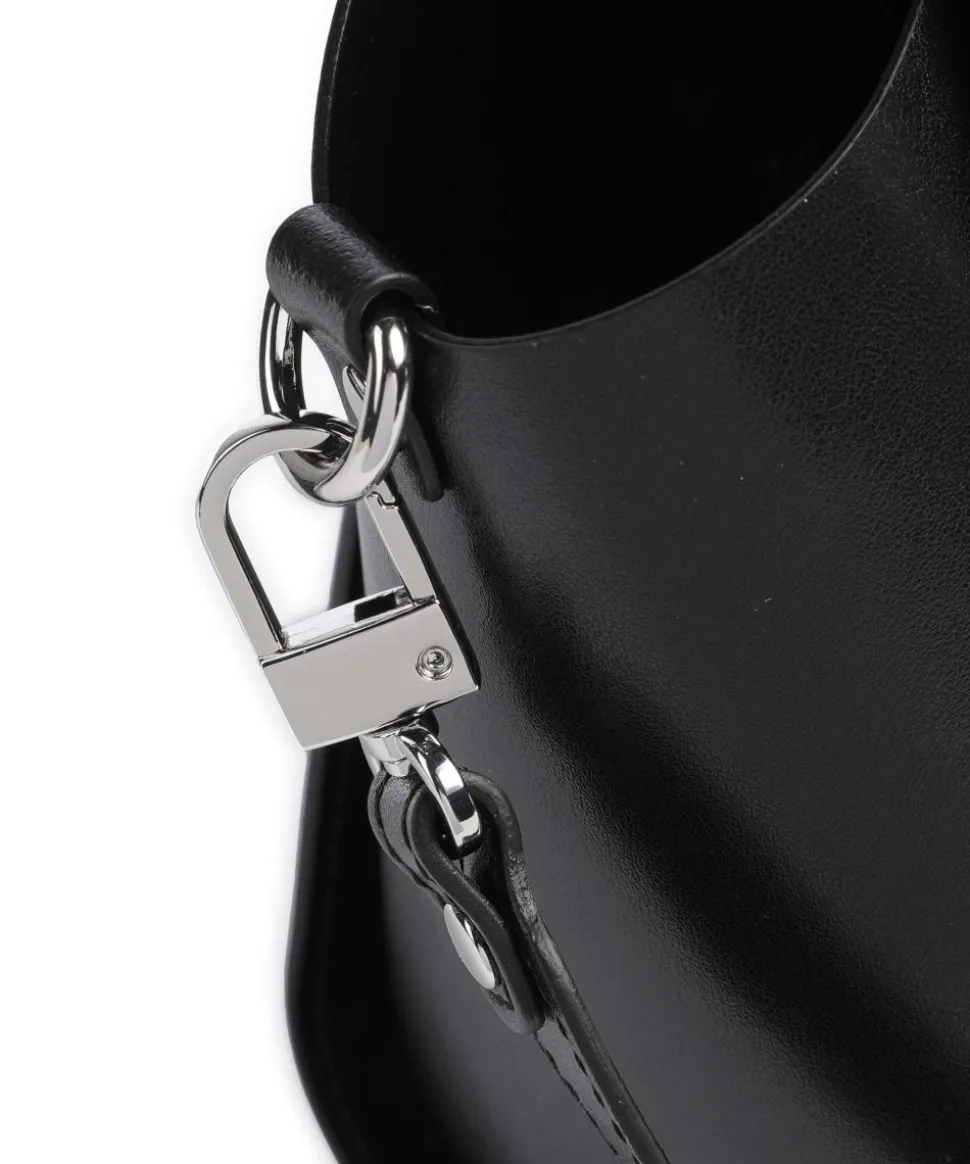 Betty Smooth Medium Handtasche fein genarbtes Rindsleder schwarz