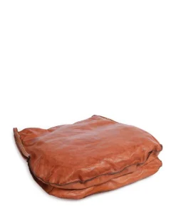 Beuteltasche fein genarbtes Rindsleder cognac