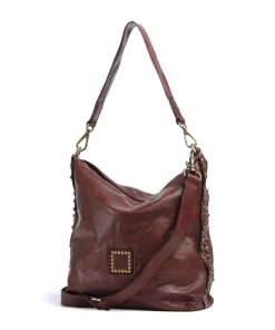 Beuteltasche fein genarbtes Rindsleder dunkelrot