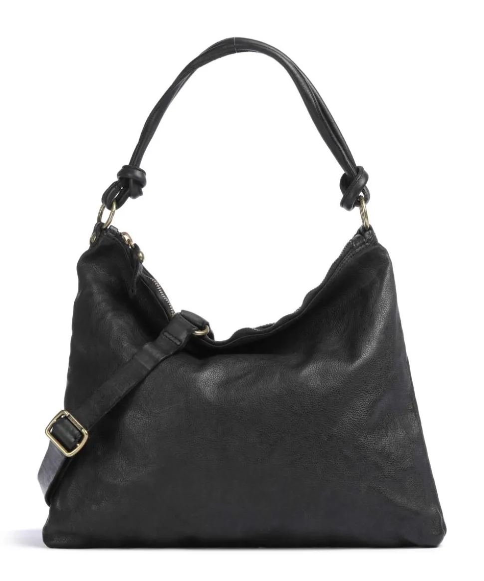 Beuteltasche fein genarbtes Rindsleder anthrazit