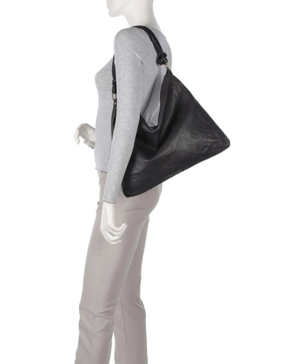 Beuteltasche fein genarbtes Rindsleder anthrazit